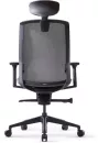 Офисное кресло Bestuhl J1 (рама черная, серый) с подголовником фото 4