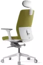 Офисное кресло Bestuhl J2 (рама белая, зеленый) с подголовником фото 3