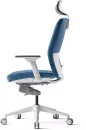 Офисное кресло Bestuhl S30 (рама черная, черный/синий) с подголовником фото 2