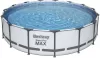 Каркасный бассейн Bestway Steel Pro Max (457x107, с фильтр-насосом, чехлом, диспенсером и лестницей) icon