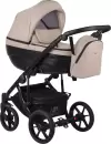 Детская универсальная коляска Bexa Ideal Eco 2 в 1 IE (03, черный/темно-бежевая кожа) icon