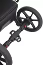 Детская универсальная коляска Bexa Ideal Eco 2 в 1 IE (05, черный/светло-серый кожа) icon 5