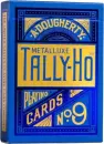 Игральные карты Bicycle Tally-ho Metal Standard index blue 10024824 icon