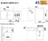 Кухонная мойка Blanco Adira 45 S (вулканический серый) icon 2
