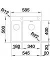 Кухонная мойка Blanco Andano 340/180-IF/A icon 2