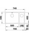 Кухонная мойка Blanco Andano 500/180-U (с клапаном-автоматом) icon 3