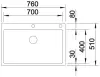 Кухонная мойка Blanco Claron 700-IF/A Durinox icon 2