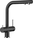 Смеситель Blanco Fontas II Silgranit (черный) icon