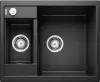 Кухонная мойка Blanco Metra 6 (черный, с клапаном автоматом) icon