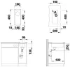 Кухонная мойка Blanco Subline 160-U (мягкий белый) icon 2