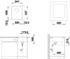 Кухонная мойка Blanco Subline 320-F (мягкий белый) icon 2