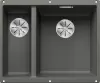 Кухонная мойка Blanco Subline 340/160-U (правая, вулканический серый) icon