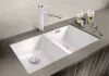 Кухонная мойка Blanco Subline 350/350-U (мягкий белый, без аксессуаров) icon 5