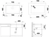 Кухонная мойка Blanco Subline 700-U Coloured Components (черный) icon 2