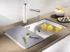 Кухонная мойка Blanco Subline 700-U Level (стальная корзина, черный) фото 9