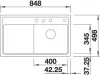 Кухонная мойка Blanco Zenar 45 S-F (левая, черный) icon 3