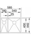 Мойка кухонная Blanco Zerox 340/180-IF icon 2