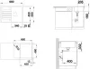 Кухонная мойка Blanco Zia 45 S Compact (серый бежевый) icon 2