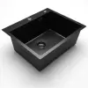 Кухонная мойка Blantek LS-5848STB Stone texture black фото 6