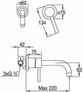 Смеситель BlueWater Denver 110C фото 2