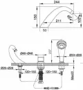 Смеситель BlueWater Rogo 080C фото 2