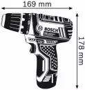 Набор инструмента Bosch шуруповерт GSR 10,8-2-LI + гайковерт GDR 10,8-2-LI + фонарь GLI 10,8 V-LI (0.615.990.EV6) icon 4