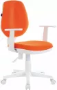 Компьютерное кресло Brabix Fancy MG-201W (белый/оранжевый) icon