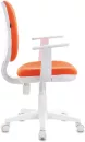 Компьютерное кресло Brabix Fancy MG-201W (белый/оранжевый) icon 4