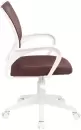 Компьютерное кресло Brabix Fly MG-396W (белый/коричневый) icon 4
