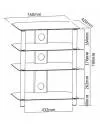 Стойка для телевизора Brateck HF501B icon 2