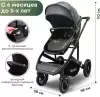 Универсальная коляска Bubago Dias BG 167-1 (3 в 1, серый) icon 9