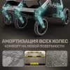 Детская прогулочная коляска Bubago Duo X / BG 194-3 (Biege) icon 6