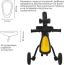 Беговел-велосипед Bubago Flint BG-FPY-109-11 (черный/желтый) icon 3