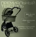 Детская универсальная коляска Bubago Gaudi 3 в 1 BG 195-1 (зеленый) icon 11