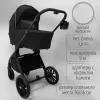 Детская универсальная коляска Bubago Gaudi Classic 3 в 1 BG 212-3 (черный) icon 3