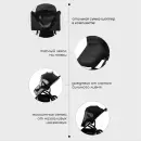 Универсальная коляска Bubago Lotta BG 150-1 (3 в 1, черный) icon 4