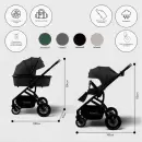 Универсальная коляска Bubago Lotta BG 150-1 (3 в 1, черный) icon 9