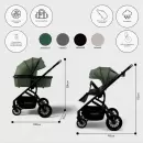 Универсальная коляска Bubago Lotta BG BG 150-4 (3 в 1, зеленый) icon 8