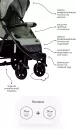 Детская прогулочная коляска Bubago Model Cross Air / BG 114-5 (стальной) фото 4