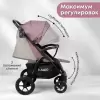 Детская прогулочная коляска Bubago Model Cross City Lux / BG 168-5 (пыльно-розовый) icon 5
