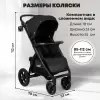 Детская прогулочная коляска Bubago Model Cross City Lux BG 168-1 (черный) icon 2