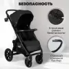 Детская прогулочная коляска Bubago Model Cross City Lux BG 168-1 (черный) icon 7