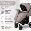 Детская прогулочная коляска Bubago Model Cross City Lux BG 168-2 (бежевый) icon 11