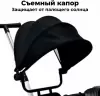 Детский велосипед BubaGo Split (черный-белый) крыша, ручка icon 3