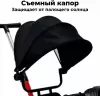 Детский велосипед BubaGo Split (черный-красный) крыша, ручка icon 3