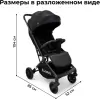 Прогулочная коляска BubaGO VOX BG 160-1 (черный) icon 3