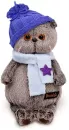 Мягкая игрушка Budi Basa Басик в шапке и шарфе со звездочкой / Ks30-195 icon