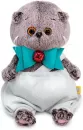 Мягкая игрушка Budi Basa Басик в шортиках и банте с колокольчиком / BB-076 icon