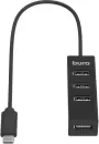 USB-хаб Buro BPH-C-1906 4порт. черный (BU-USBC-HUB-4U20) icon 4