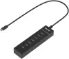 USB-хаб Buro BPH-C-P107 7порт. черный (BU-USBC-HUB-7U2) icon